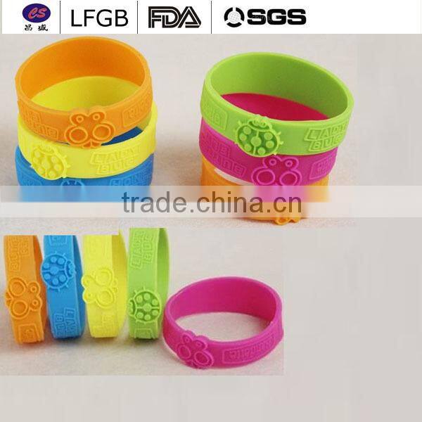 China manufacture custom made silicone bracelets&silicone wristband/band with high quality