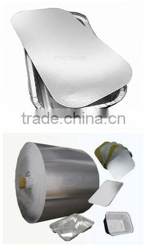 No2 Foil Laminated Board Lid for foil container,die cut foil lid