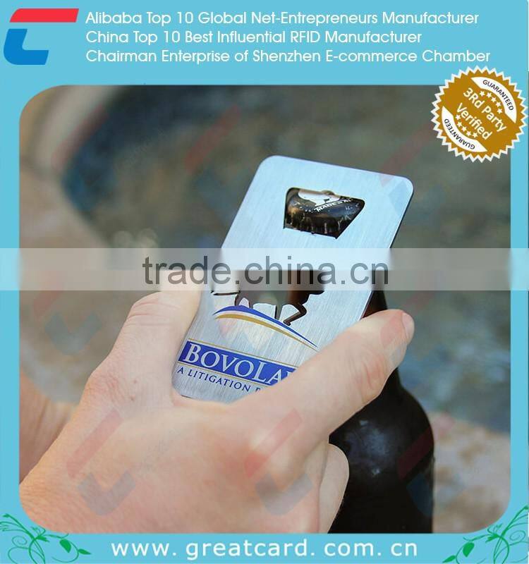 Offset printing metal business card, engraved metal cards