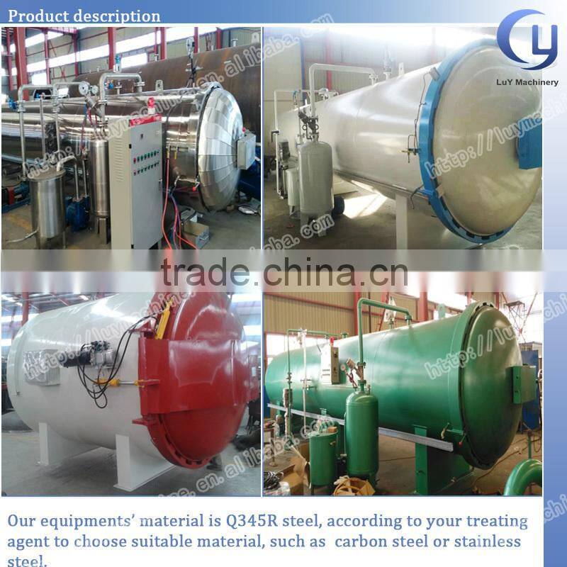 1800*14000 automatic control beech sleepers for raillway with creosote treatment equipment