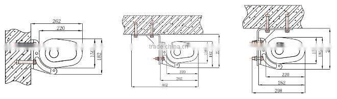 4.5m*2.5m-LED Retractable Full Cassette Folding arm Awning
