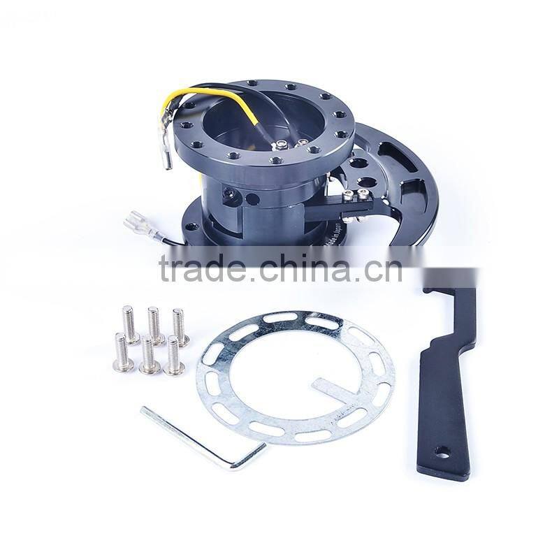 New Arrival 90 Degree Aluminum Racing Steering Wheel Adapter Hub Quick Release
