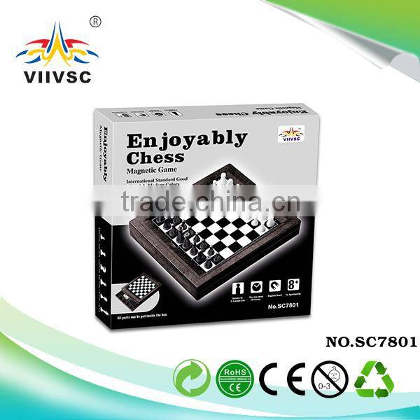 Factory Popular OEM quality stylish wooden chess game 2016