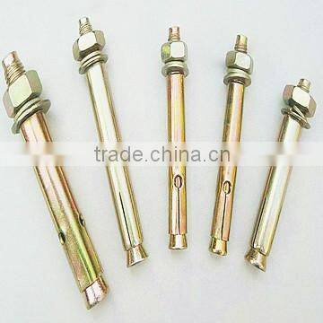 low carbon steel sleeve expansion bolt galvanized