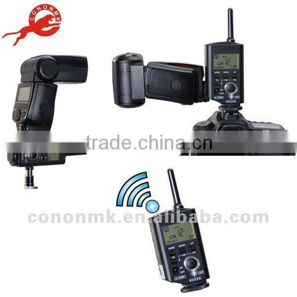 Cononmk wireless photography transceiver hotshoe flash trigger portable foto equipment