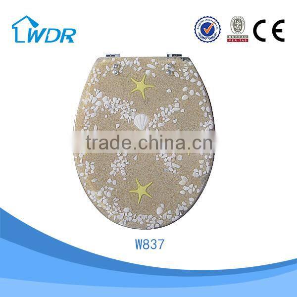 Elongated made in China polyresin bathroom sanitary color wc seat cover