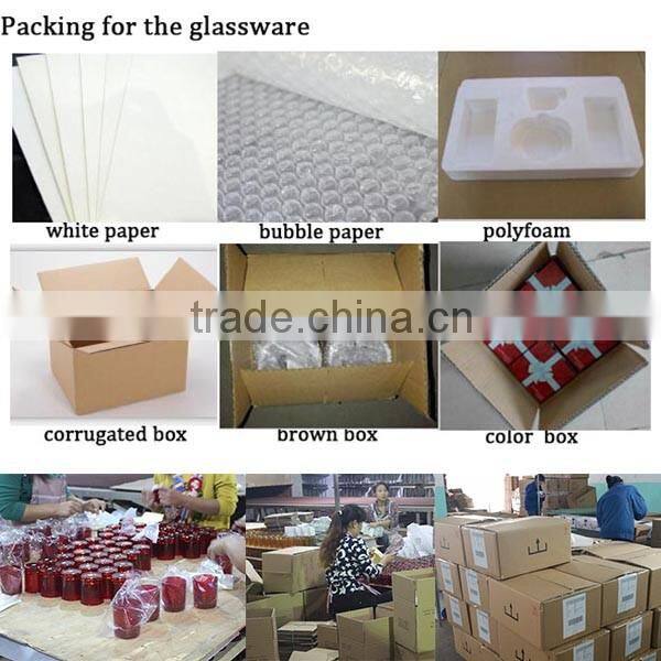 Crystal Footed clear cup glass ice cream bowls