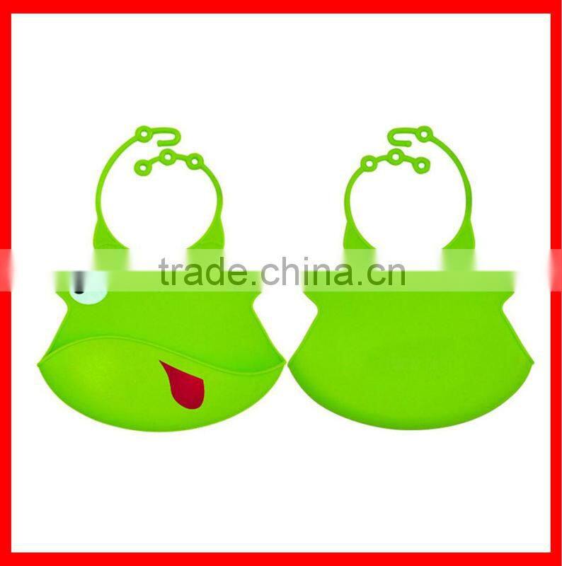 FDA LFGB Approved Silicone Baby Bandana Bibs