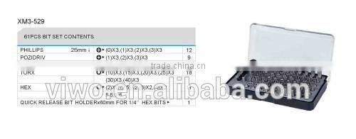 25mm 61 pcs Bits Set
