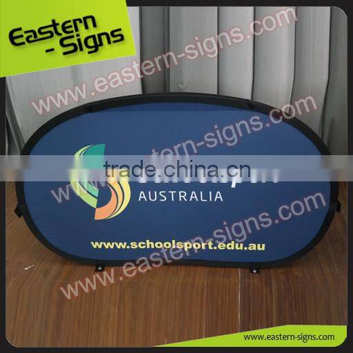 Outdoor Printed Fabric Printed Full Color Polyester A Frame Banner