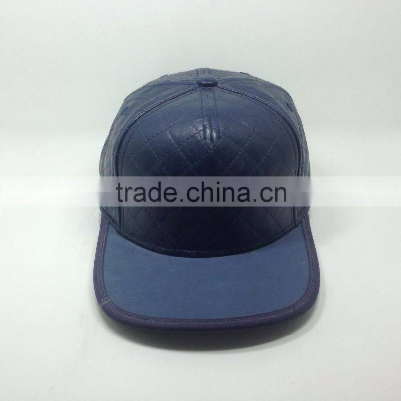 Leather Baseball Cap Biker Trucker Outdoor Sports Snapback Hats For Men Women Wholesale