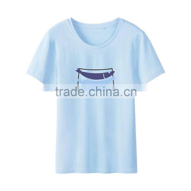 manufacturer china custom women's clothing cotton loose bluk custom t shirt latest shirt designs for women