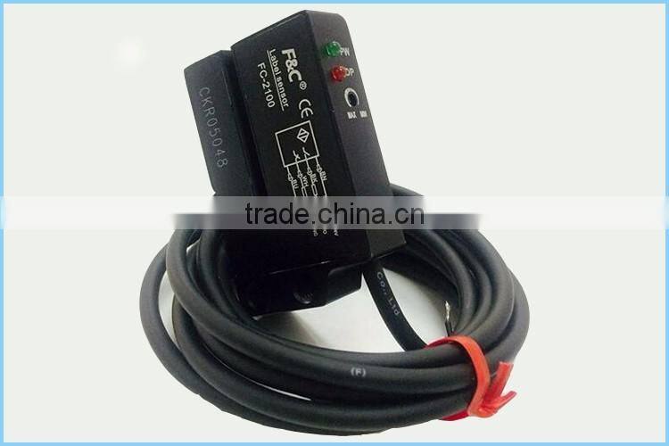 factory label sensor FC-2100 aluminum metal label sensor