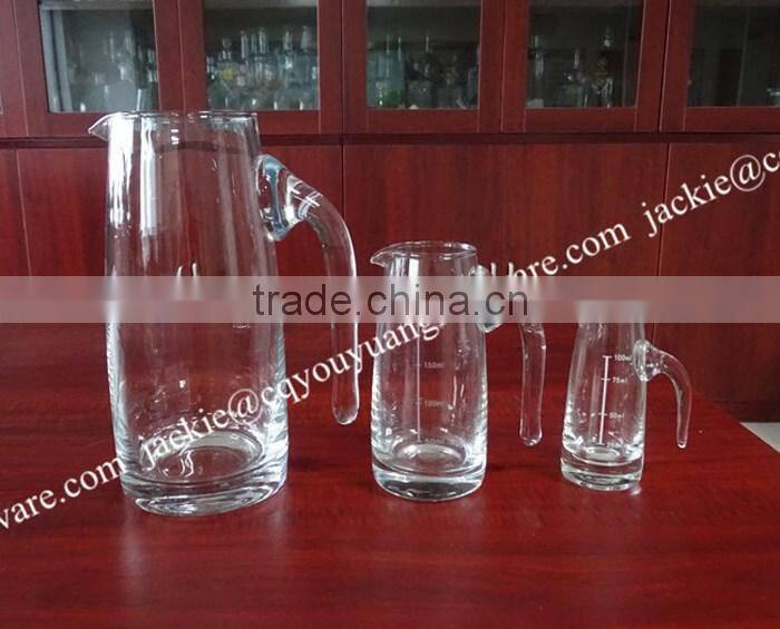 custom made 41oz antique glass wine decanter