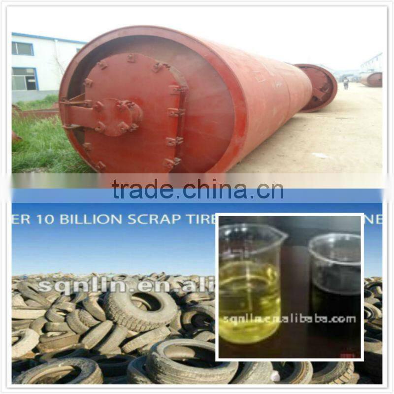 new technology waste tyre refining machine to fuel oil