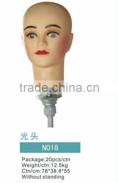 Professional salon synthetic training head wig N026