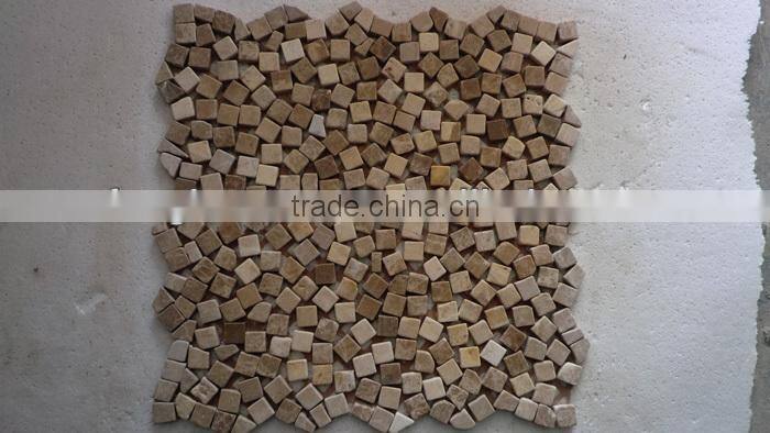 3D packling marble mosaic wall tile