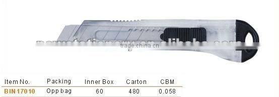 Knife cutter with plastic handle