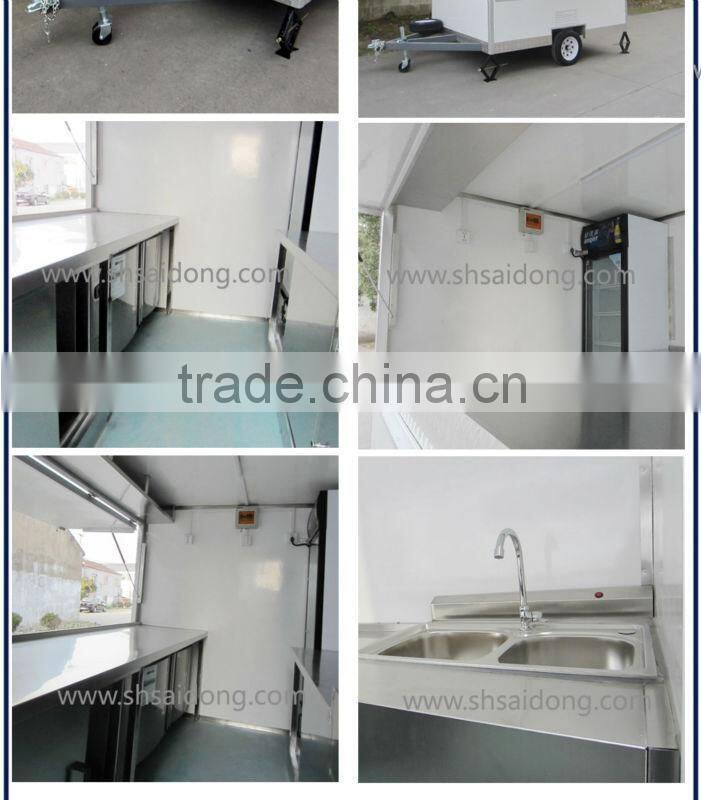 FVR35-28 2015Newly Commercial Serving Trolley and Cart/fast food van