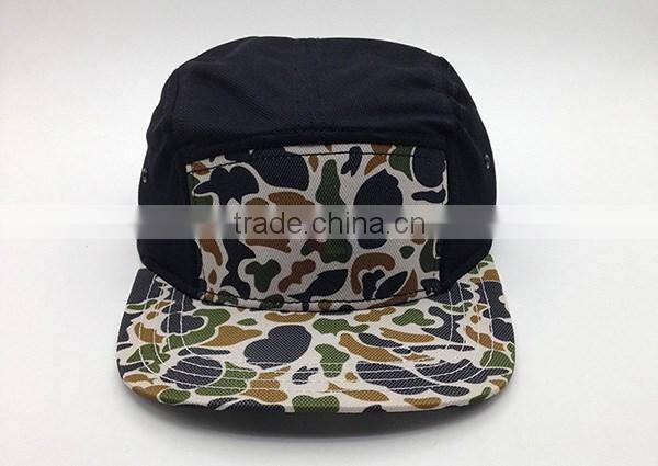 5 Panel Adjustable Skate Board Surf Bmx Fmx Hip Hop Skate Hat Waxed Cotton Cap