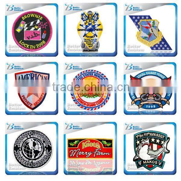 custom embroidered number patch
