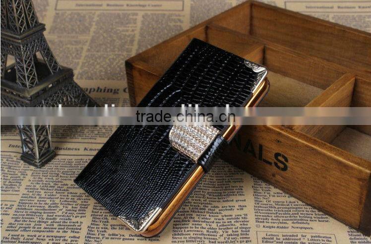 Hot sale belt clip leather flip case for samsung galaxy s4 case cell phone case