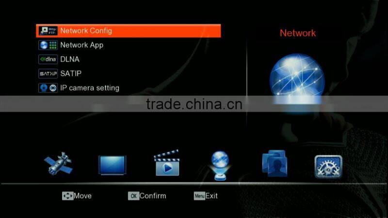 FTA Satellite Receiver DVB-S2+T2&T V8 Combo Support USB Wifi IPTV CAS PVR Twin Protocol Cccam Newcam MScam Youtube