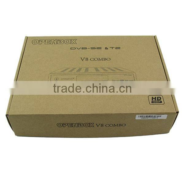 good quality satellite receiver V8 combo with DVB-S2&DVB-T2,support 3G wifi modules