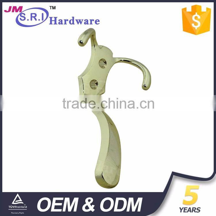 Elegent glod color clothes hook door hang