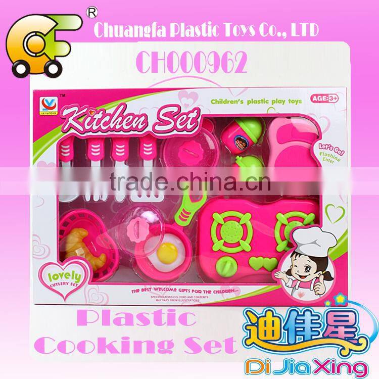 Made in china plastic cooking toys kitchen toys set for children