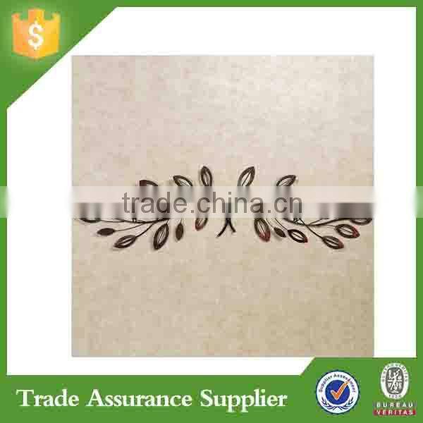 Jinhuoba cheap customer metal beautiful Branch leaf with deco wall for sale