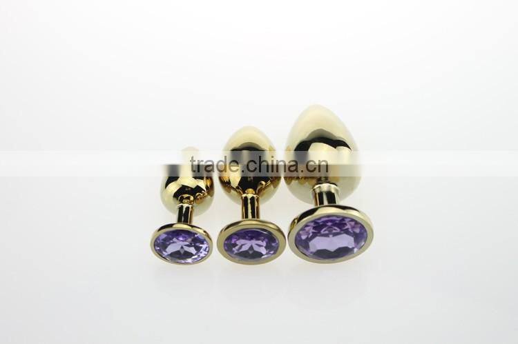 Big Size Fancy Adult Sex Toy Steel M&F Screw Vibrating Stainless Butt Plug