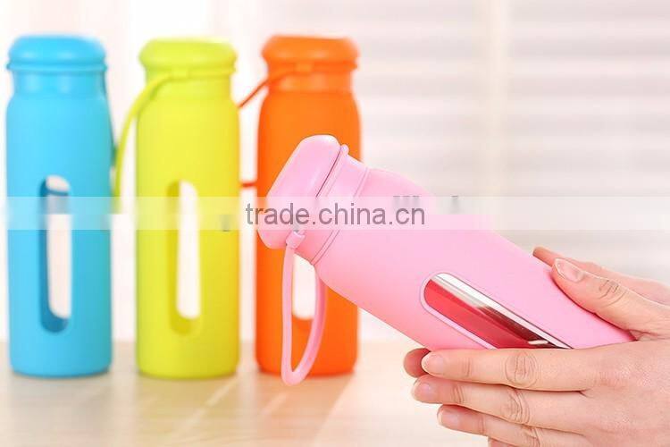 Partner Heat Resistant --30-150 Glass Coffee Cup Insulate 360 ml Water In Glass Bottles for Student Travel or Sport