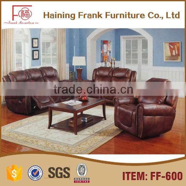 Antique Style new design lazy boy lounge Warmth leather Recliner sofa recliner with high quality