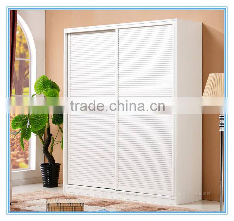 Simple design bedroom furniture wood wardrobe