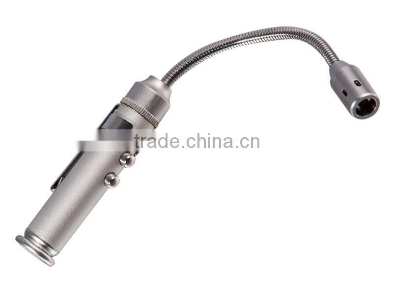 1 LED +laster Double switch Flexible light with magnetic base led bed head reading light