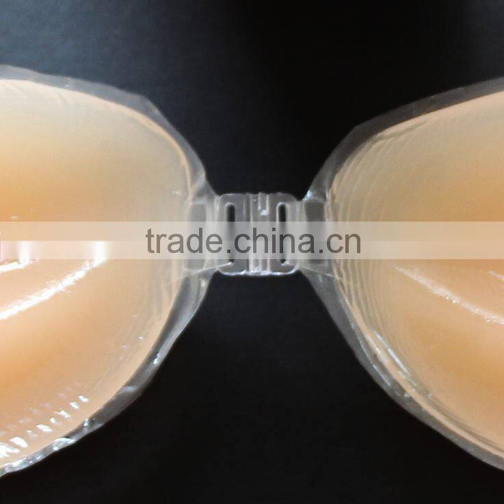 hot sale nude breathable silicone bra