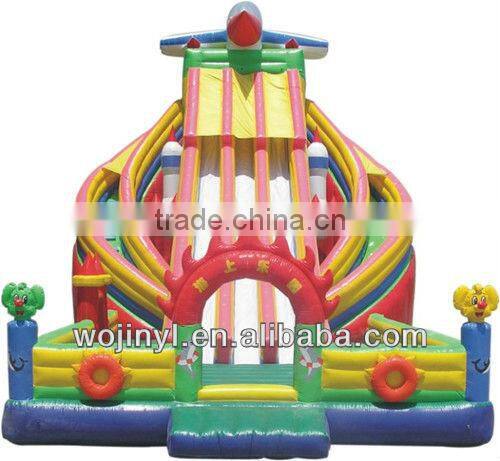 Made in Zhengzhou Inflatable dinosaur slide