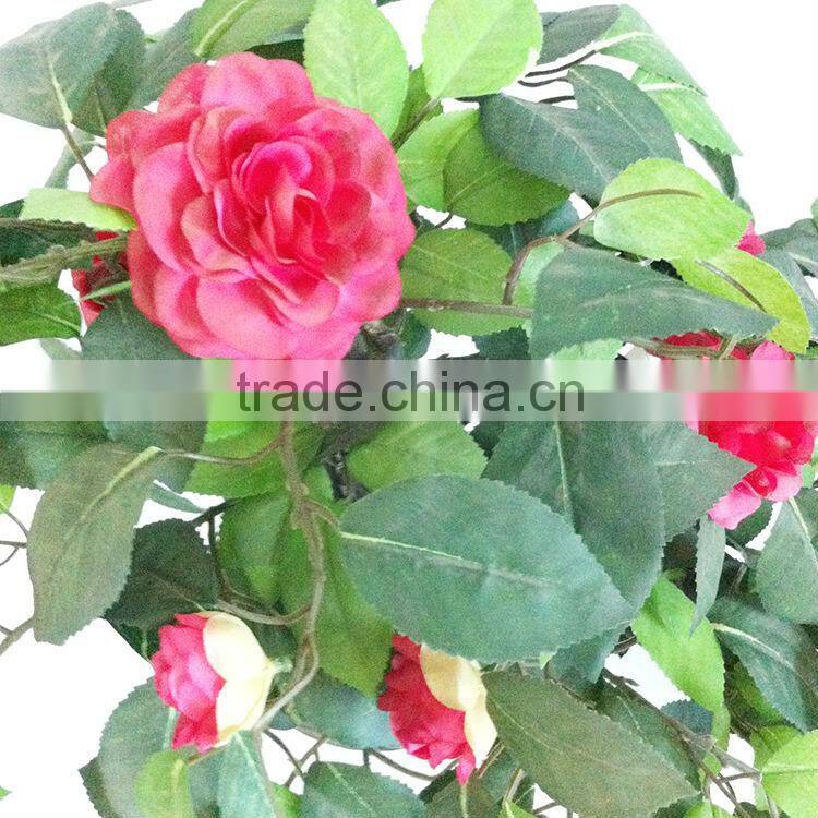 wholesale indoor fake camellia bonsai trees