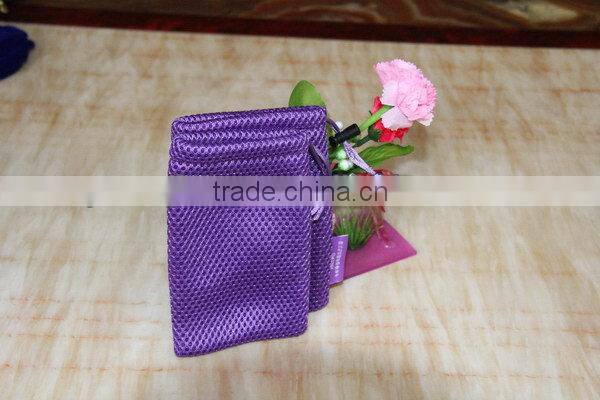 Popular unique violet tubular mesh bag