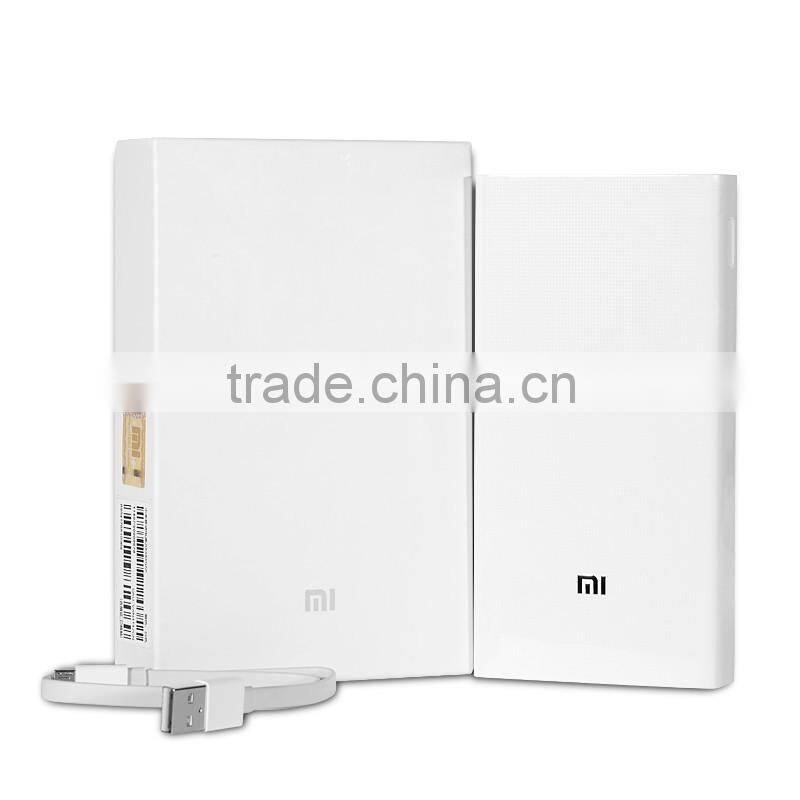 Original Xiaomi Power Bank 20000mAh Portable Charger Dual USB Mi External Battery Bank 20000 for Mobile Phones and Tablets