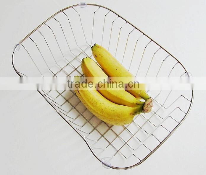 Better Houseware Over Sink Dish Drainer in Stainless Steel