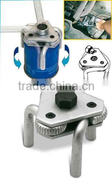 auto adjust 2 Ways 3 Jaw round oil filter wrench oil wrench