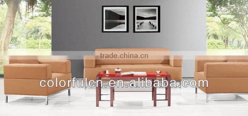 Modern Italian Leather Sofa Model(HZ8014)