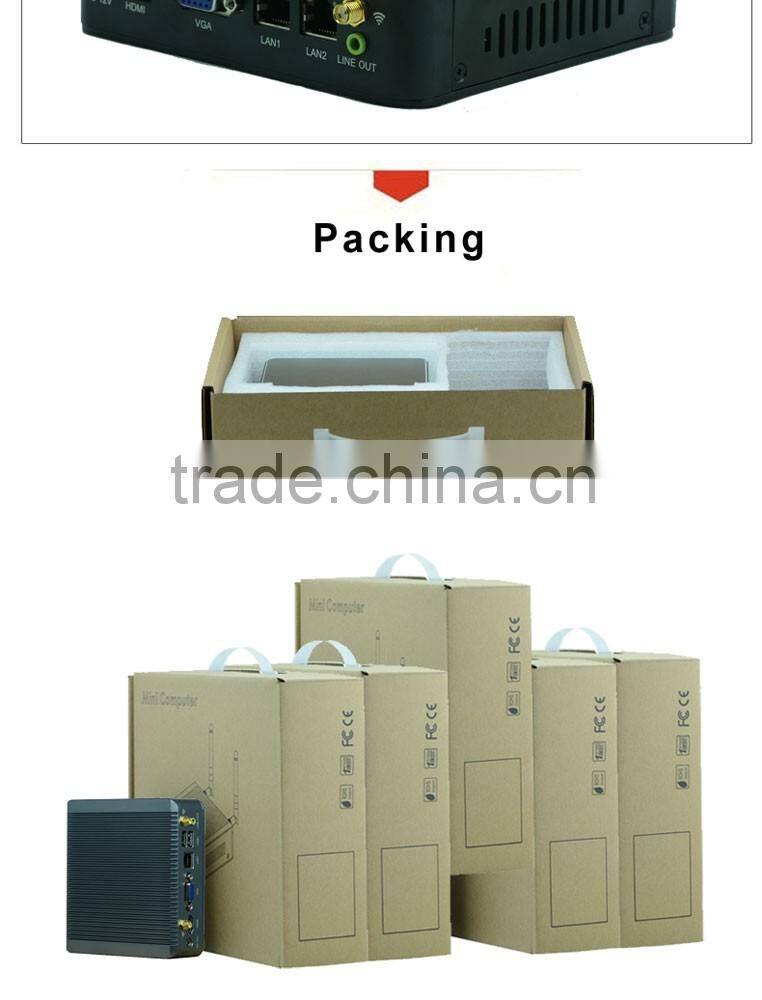 2*Lan Intel J1900/J1800 NANO Quad Core computuer USB 3.0 MiNi Home computer