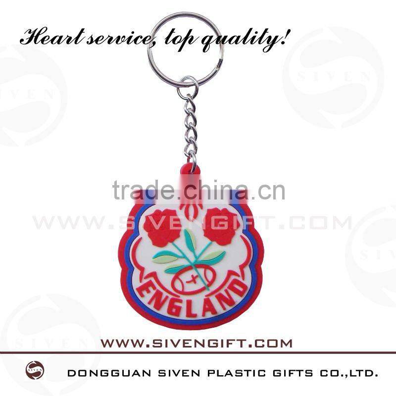 soft pvc keychain picture frame for promotional gift