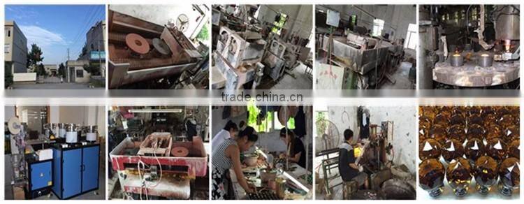 pumpkin style clear special furniture glass knob