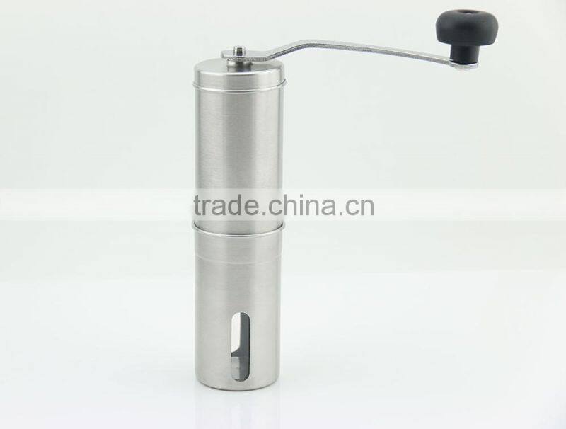 hot selling food safe stainless steel manual coffee grinder