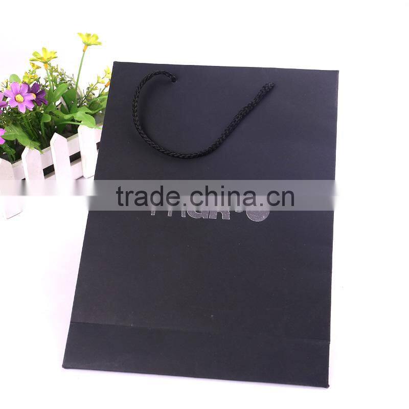 Wholesale High quality tectorial membrane &Foil stamping process jewelry paper bags shopping bag
