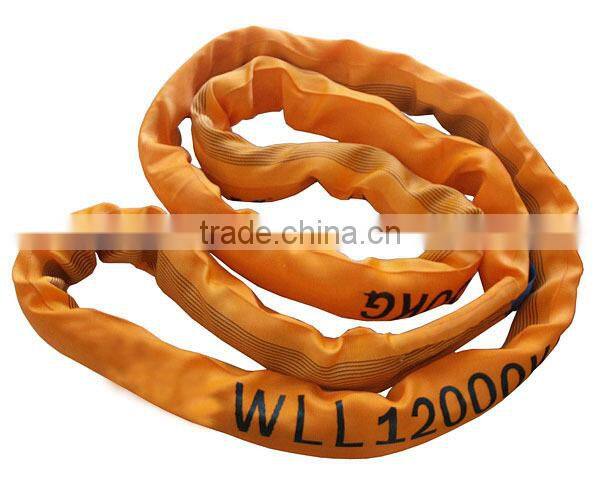 High quality endless polyester round webbing sling